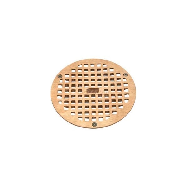 Zurn Zurn 7" Dia. Round Floor Drain W/Screws, Brass PB400-7B-STR-W/SCR - main